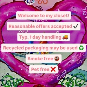 Welcome to my closet!